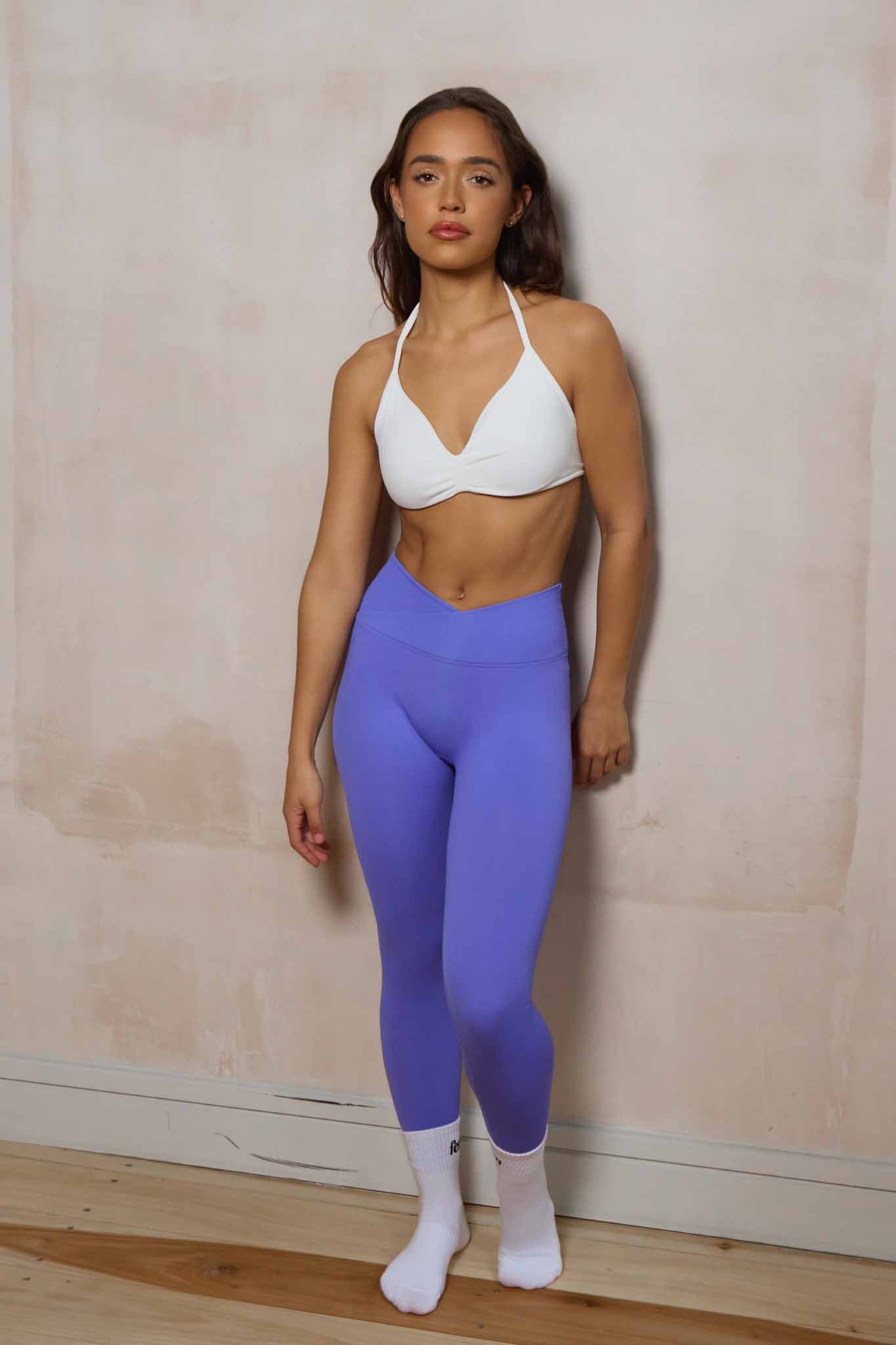 SuperSculpt V-Waist Scrunch Bum Leggings | Violet