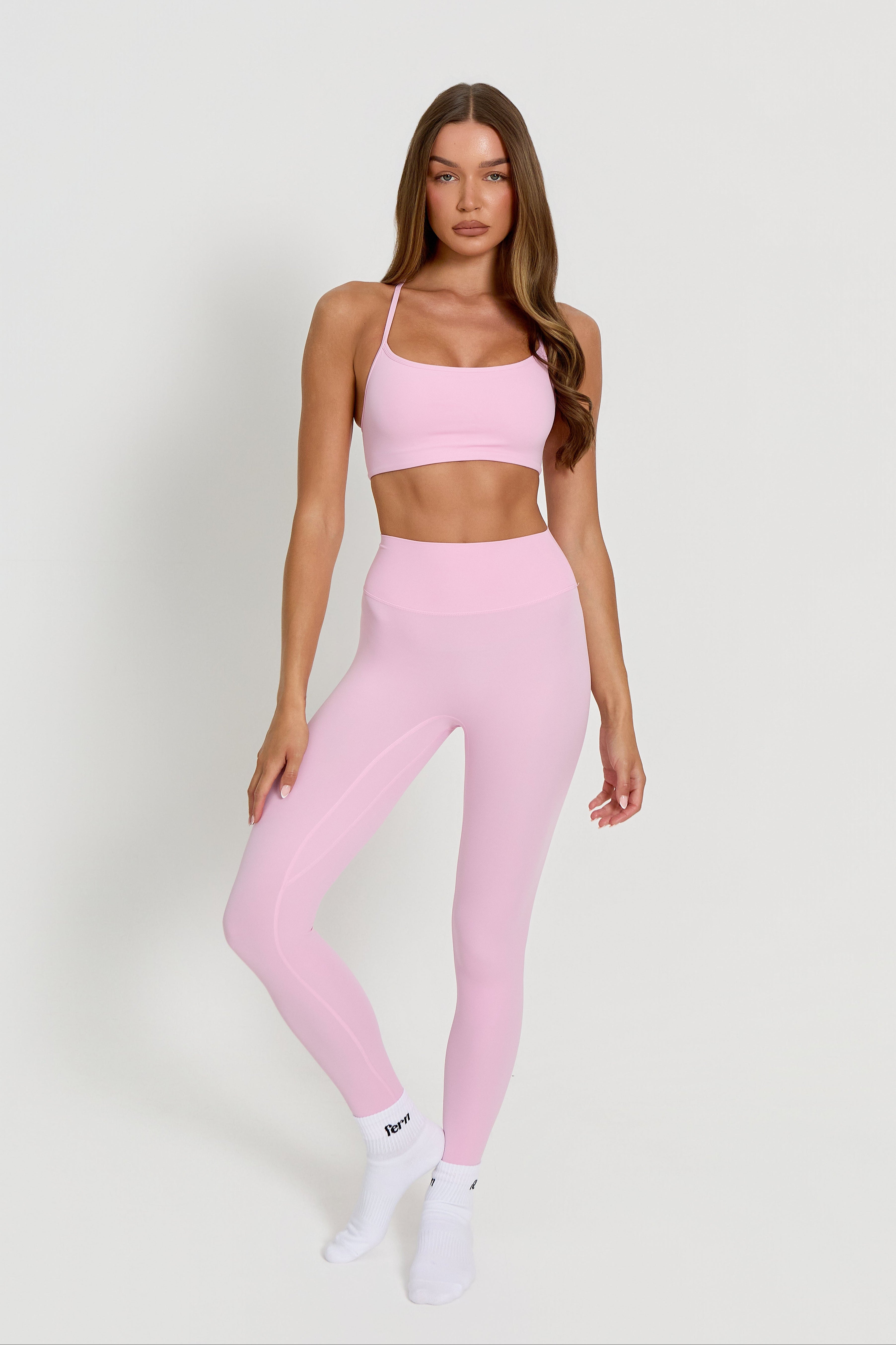 Core High-Waisted Leggings | Blush Pink