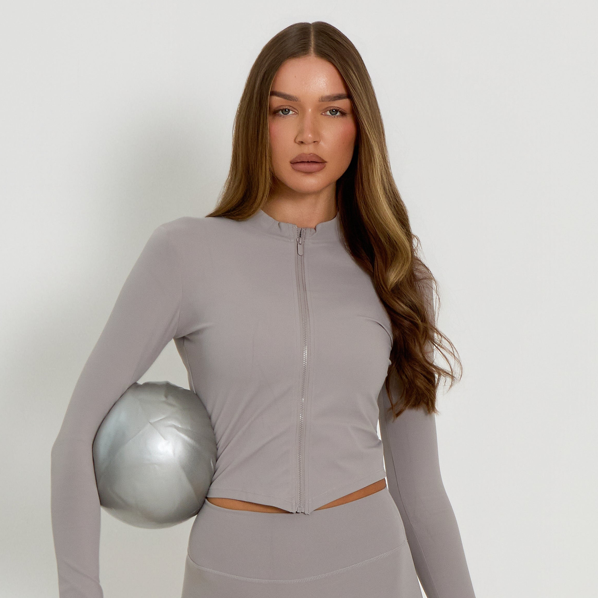 Core Zip-Up Jacket | Grey