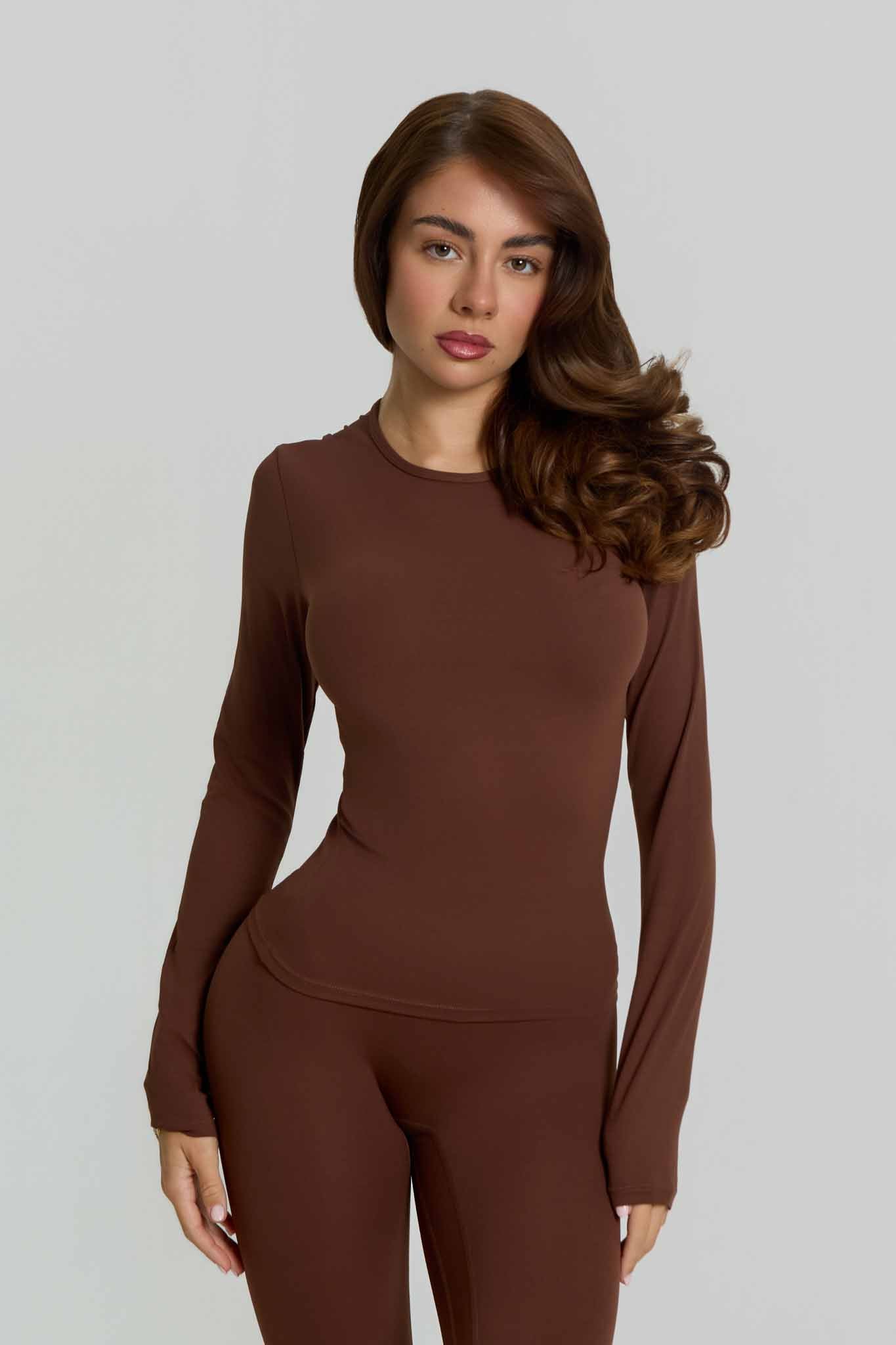 Core Soft Long Sleeve T-Shirt | Espresso