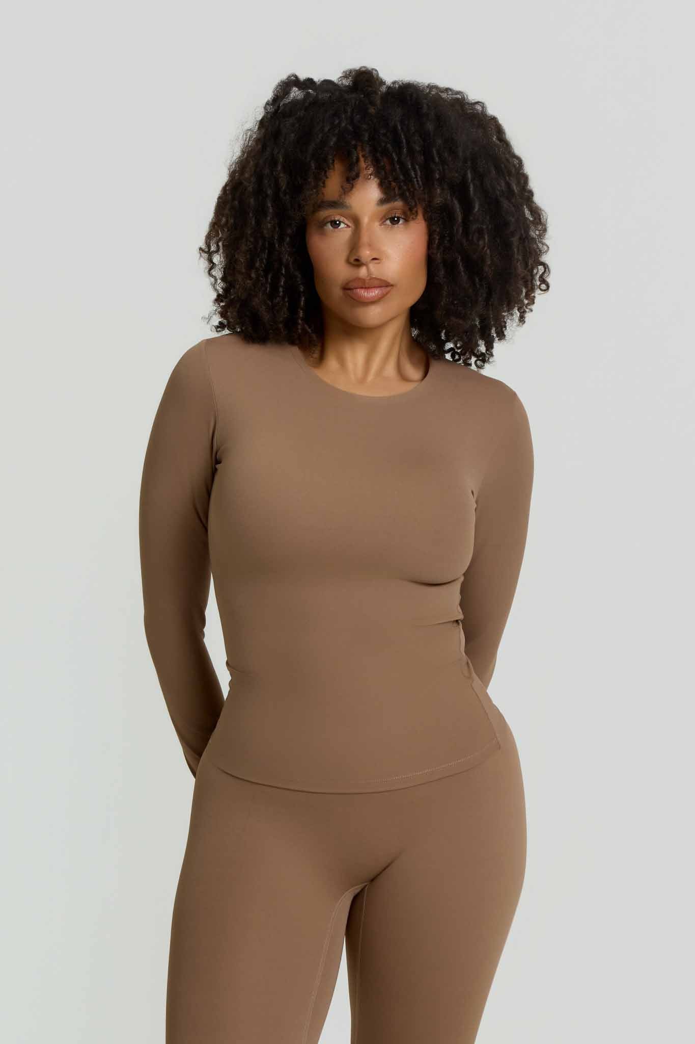 Core Soft Long Sleeve T-Shirt | Mocha