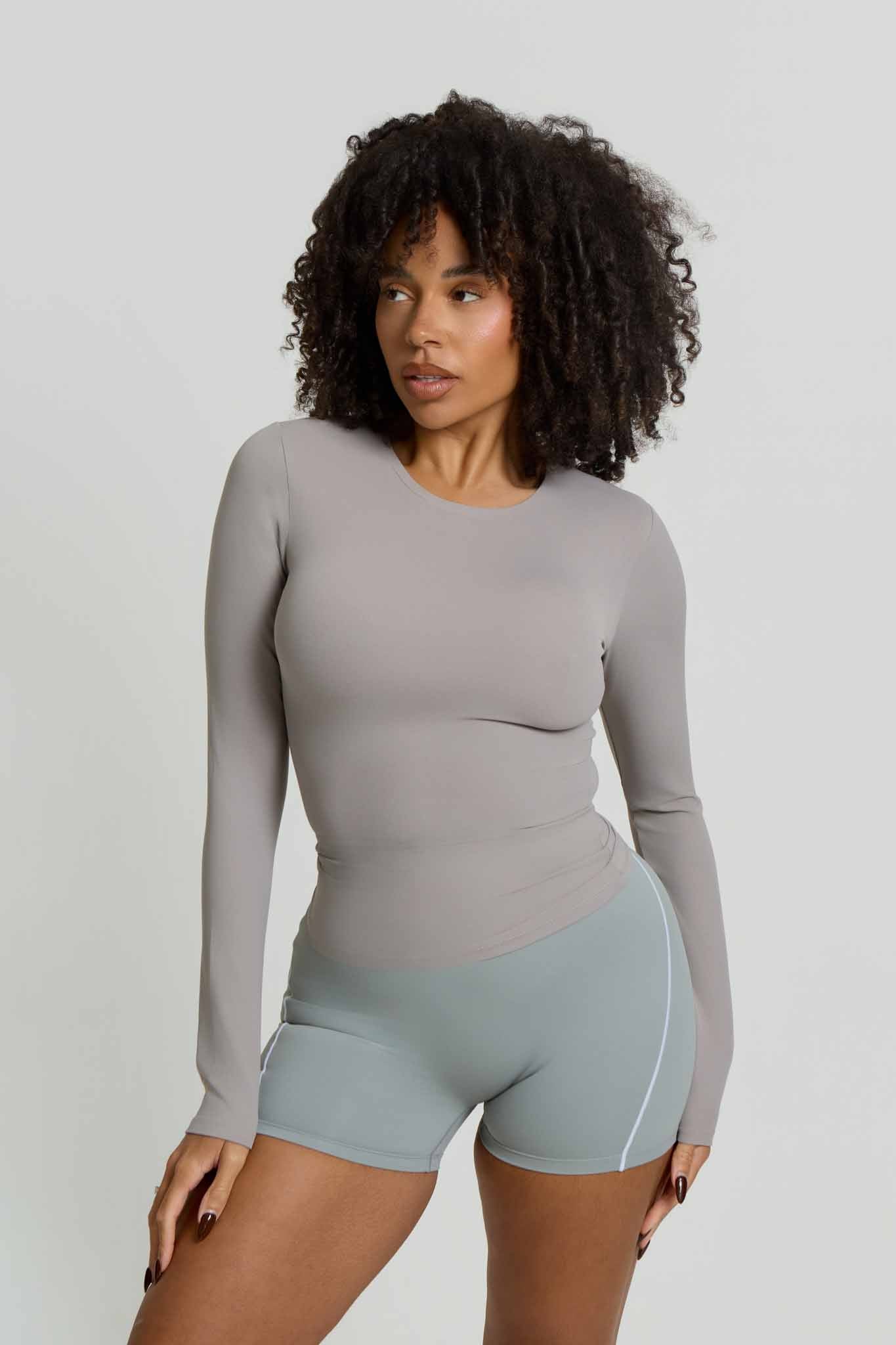 Core Soft Long Sleeve T-Shirt | Grey