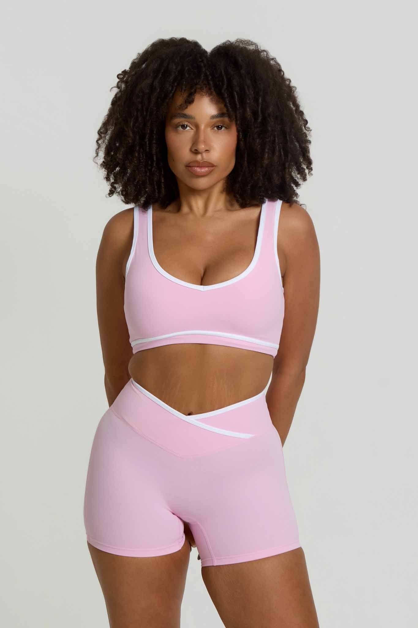 Flow Sports Bra | Blush Pink