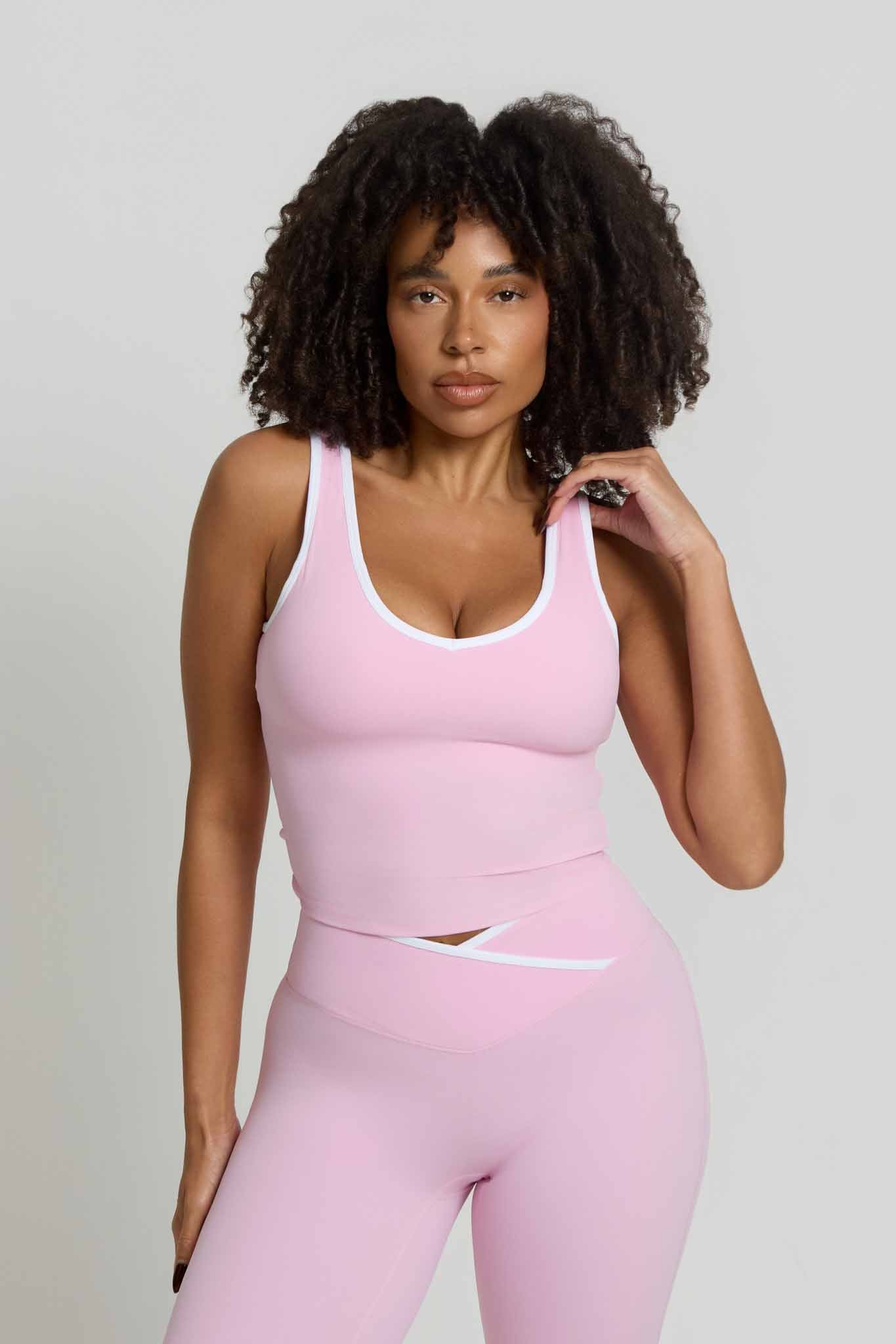 Flow Tank Top | Blush Pink