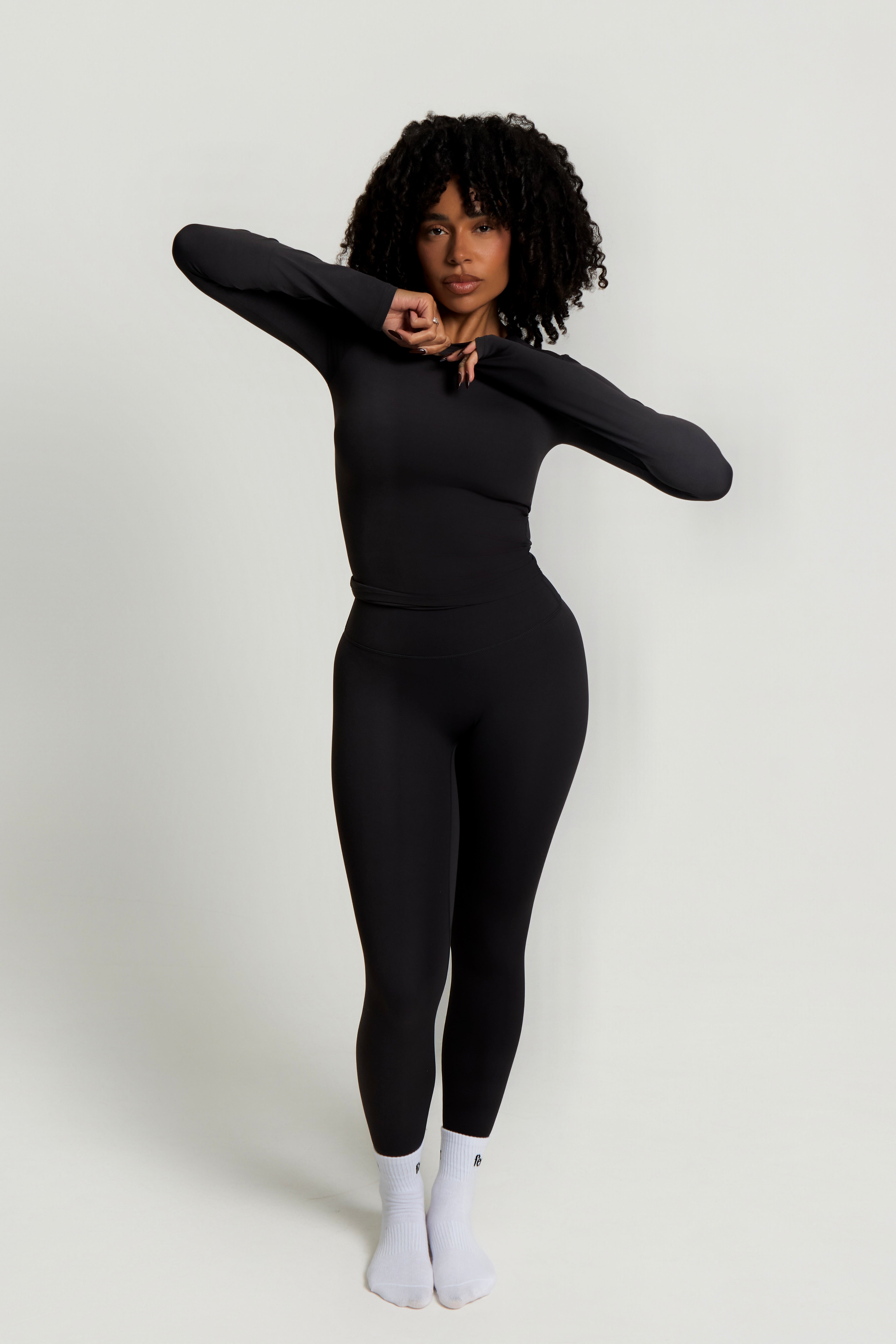 Core Soft Long Sleeve T-Shirt | Shadow Black